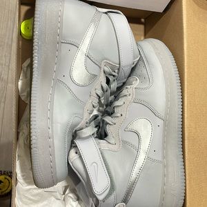 Nike Women's Gray High-Top Sneakers